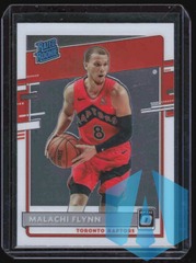 2020-21 Donruss Optic Rated Rookie Malachi Flynn #179 Toronto Raptors